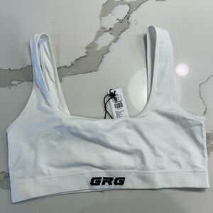 Garage sports bra size small white